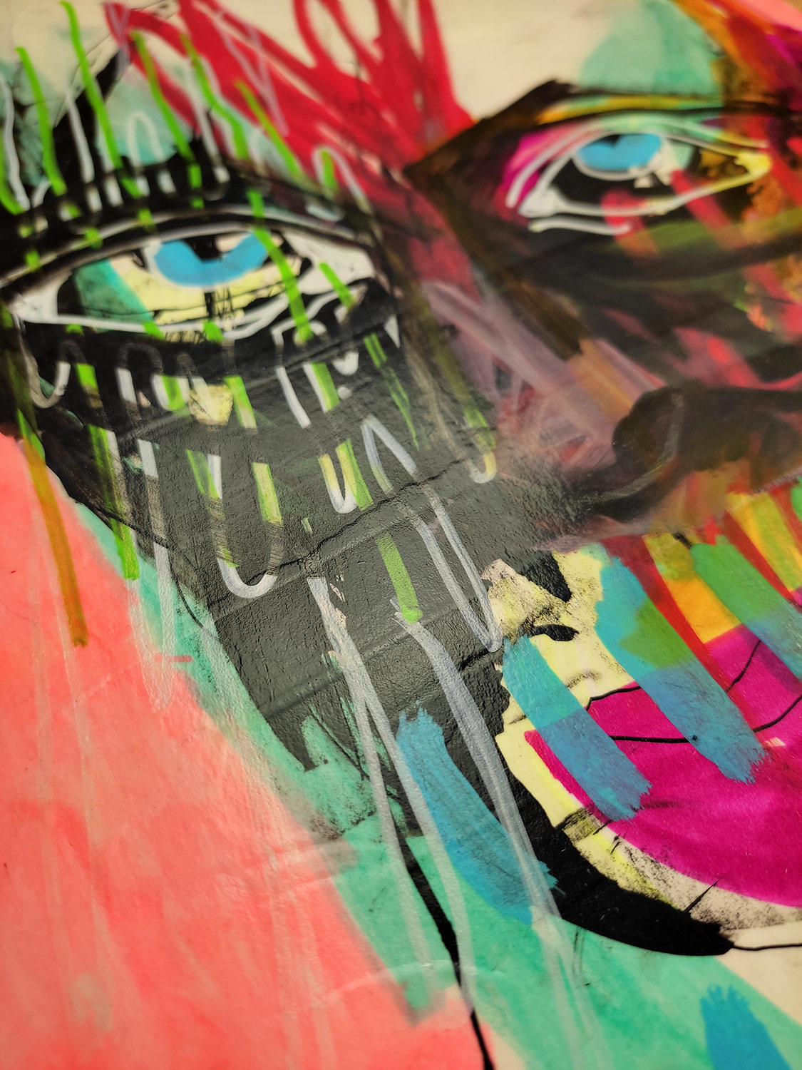 Face III | Tegninger, Akvarel-malerier | Simon Buch | "Face III"
Original tegning af Simon Buch
Tegningen er ikke indrammet. | Beauton Art Gallery tegninger, akvarel-malerier, farverige, grafiske, portræt, kroppe, mennesker, sorte, pink, røde, turkise, artliner, blæk, papir, tusch, samtidskunst, ansigter, bolig-indretning, moderne, moderne-kunst, motorcykel, vilde, Køb original kunst og kunstplakater. Malerier, tegninger, limited edition kunsttryk & plakater af dygtige kunstnere.
