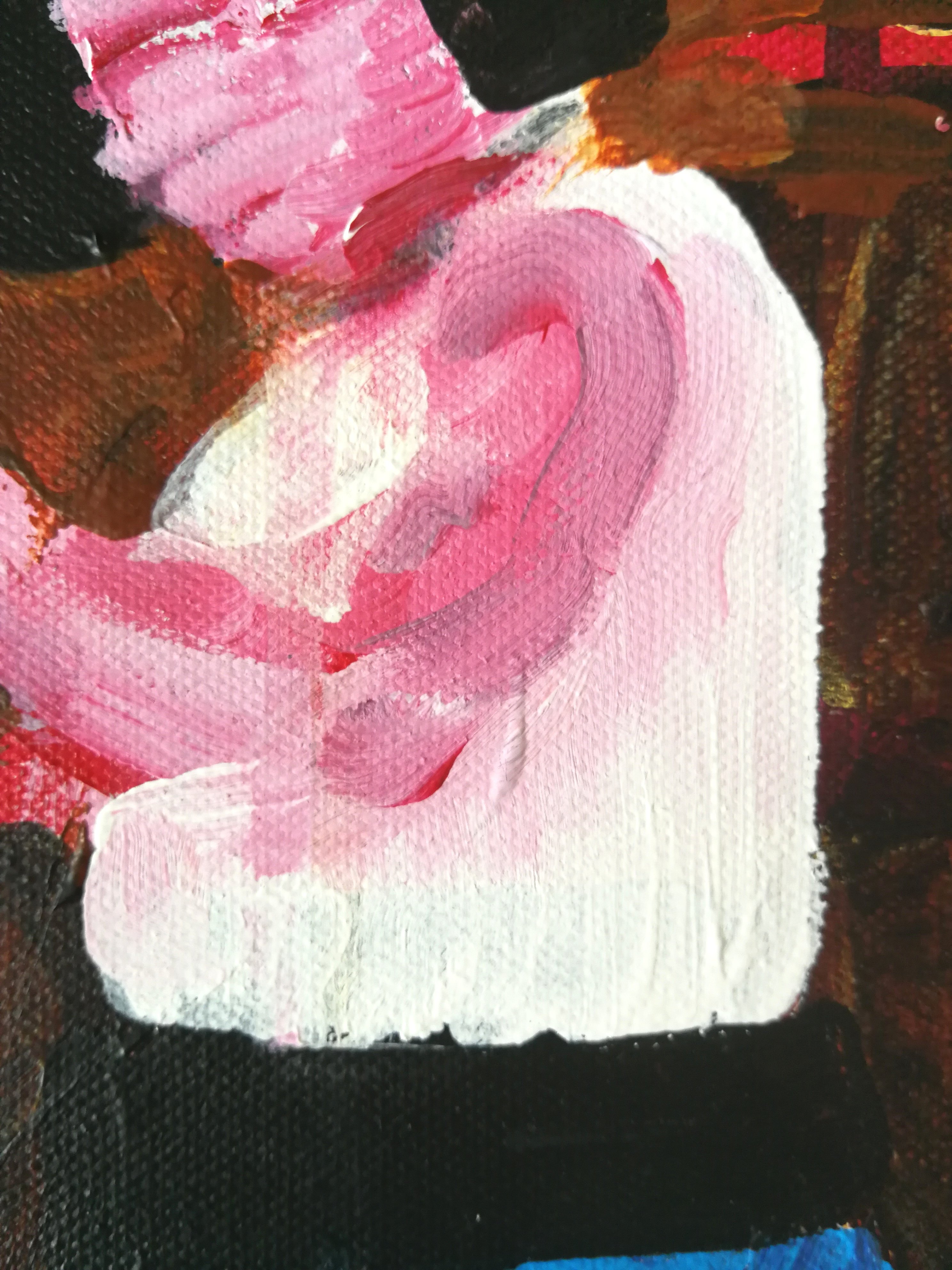 malerier, ekspressionistiske, figurative, kroppe, bevægelse, mennesker, sport, beige, sorte, blå, røde, akryl,  bomuldslærred, samtidskunst, dekorative, ekspressionisme, kvindelig, feminist, interiør, bolig-indretning, moderne, moderne-kunst, kvinder, Køb original kunst og kunstplakater. Malerier, tegninger, limited edition kunsttryk & plakater af dygtige kunstnere.