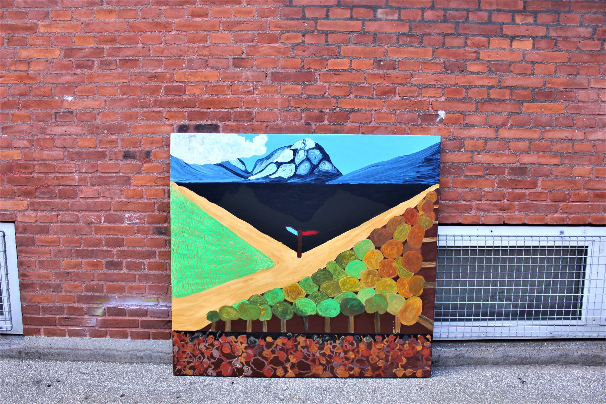 malerier, farverige, figurative, landskab, botanik, natur, blå, grønne, gule, akryl, hørlærred, samtidskunst, ekspressionisme, interiør, bolig-indretning, moderne, moderne-kunst, bjerge, sceneri, levende, Køb original kunst og kunstplakater. Malerier, tegninger, limited edition kunsttryk & plakater af dygtige kunstnere.