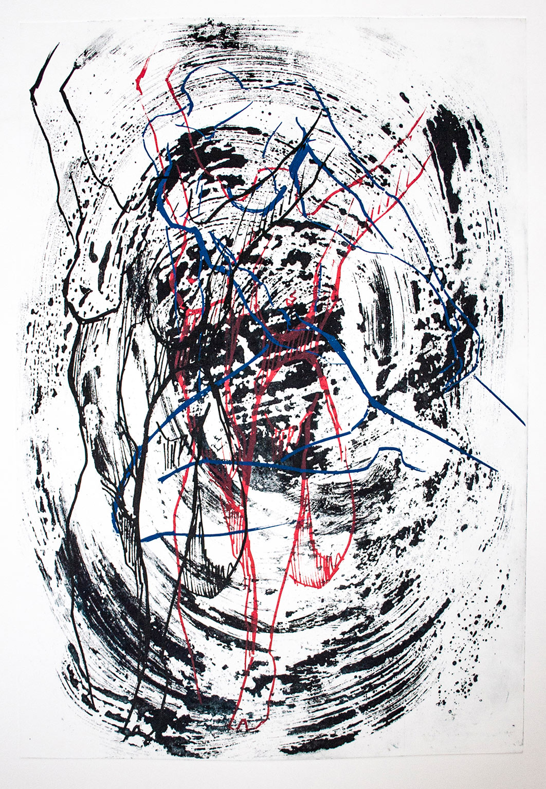 Figurations V - 73cm x 55cm. Original silketryk af kunstner Zuzanna Sitarska kunstgalleri. kunstværker. online kunst. kunstner. original kunst print og malerier af kunstneren Zuzanna Sitarska