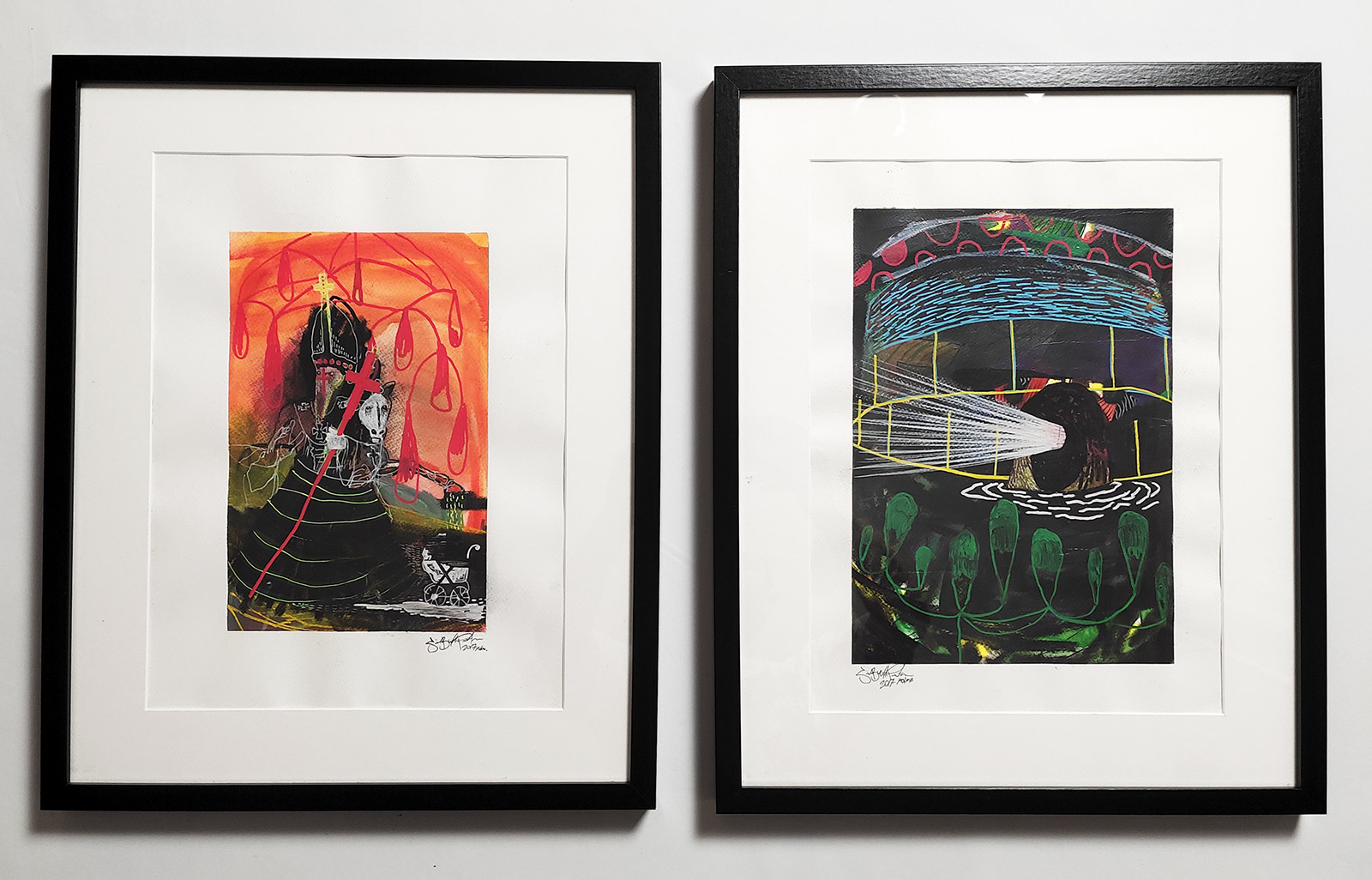 tegninger, malerier, gouache-malerier, akvarel-malerier, farverige, ekspressionistiske, grafiske, pop, dyreliv, botanik, mønstre, sorte, blå, grønne, røde, artliner, gouache, blæk, papir, tusch, spraymaling, andre-medier, smukke, samtidskunst, københavn, dansk, dekorative, design, interiør, bolig-indretning, moderne, moderne-kunst, nordisk, Køb original kunst og kunstplakater. Malerier, tegninger, limited edition kunsttryk & plakater af dygtige kunstnere.