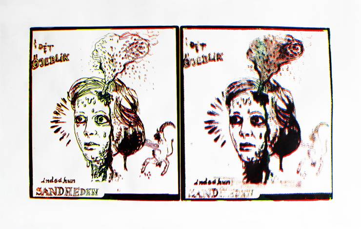 Moment Of Thruth I | Tegninger | Louise Bech Pedersen | Beauton Art Gallery tegninger, figurative, portræt, kroppe, mennesker, sorte, grønne, røde, hvide, artliner, papir, samtidskunst, dansk, design, ansigter, kvindelig, interiør, bolig-indretning, moderne, moderne-kunst, nordisk, skandinavisk, kvinder, Køb original kunst og kunstplakater. Malerier, tegninger, limited edition kunsttryk & plakater af dygtige kunstnere.