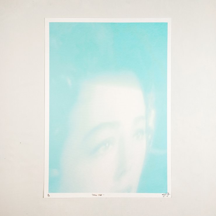 plakater-posters-kunsttryk, giclee-tryk, æstetiske, farverige, portræt, stemninger, mennesker, turkise, hvide, blæk, papir, plakater, Køb original kunst og kunstplakater. Malerier, tegninger, limited edition kunsttryk & plakater af dygtige kunstnere.