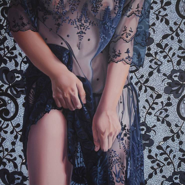 malerier, æstetiske, figurative, kroppe, botanik, mønstre, seksualitet, sorte, blå, grå,  bomuldslærred, olie, københavn, dansk, dekorative, design, erotiske, blomster, interiør, bolig-indretning, naturlig, naturealistiske, nordisk, planter, skandinavisk, seksuel, Køb original kunst og kunstplakater. Malerier, tegninger, limited edition kunsttryk & plakater af dygtige kunstnere.