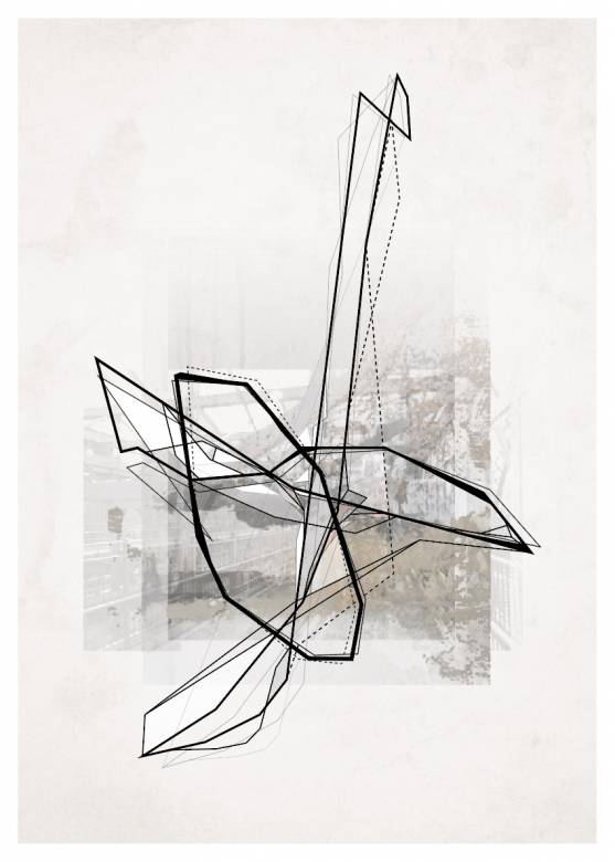 Bridges | Plakater-posters-kunsttryk, Fotografier, Collager, New-media | Tina Louise Hunderup | Beauton Art Gallery plakater-posters-kunsttryk, fotografier, collager, new-media, abstrakte, geometriske, grafiske, monokrome, arkitektur, brune, grå, blæk, papir, abstrakte-former, arkitektoniske, sort-hvide, bygninger, byer, københavn, dansk, dekorative, design, interiør, bolig-indretning, moderne, moderne-kunst, naturlig, nordisk, skandinavisk, Køb original kunst og kunstplakater. Malerier, tegninger, limited edition kunsttryk & plakater af dygtige kunstnere.