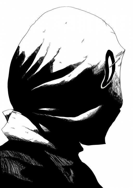 Cowl | Plakater-posters-kunsttryk, Giclee-tryk | Halfdan Pisket | Beauton Art Gallery plakater-posters-kunsttryk, giclee-tryk, figurative, monokrome, portræt, mennesker, sorte, hvide, papir, sort-hvide, samtidskunst, dansk, design, ansigter, interiør, bolig-indretning, moderne, moderne-kunst, nordisk, plakater, tryk, Køb original kunst og kunstplakater. Malerier, tegninger, limited edition kunsttryk & plakater af dygtige kunstnere.