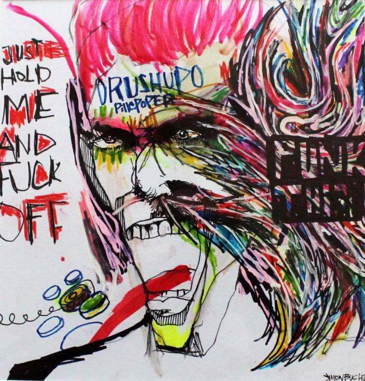 malerier illustrationer online galleri moderne kunst bolig indretning design grafik hjem gallerie