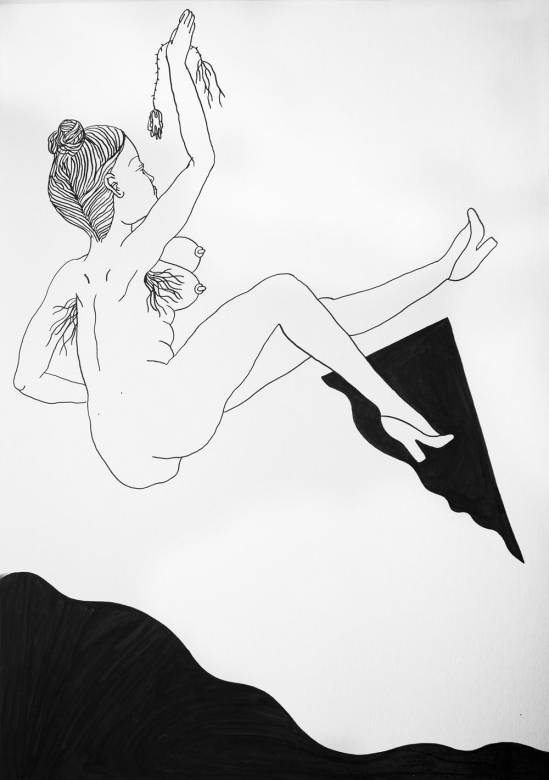 tegninger, æstetiske, figurative, monokrome, portræt, kroppe, stemninger, seksualitet, sorte, hvide, artliner, papir, sort-hvide, nøgenhed, Køb original kunst af den højeste kvalitet. Malerier, tegninger, limited edition kunsttryk & plakater af dygtige kunstnere.