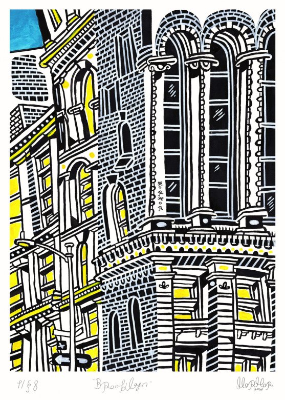 plakater-posters-kunsttryk, giclee-tryk, børnevenlige, figurative, grafiske, pop, arkitektur, tegneserier, sorte, blå, gule, blæk, papir, arkitektoniske, bygninger, byer, samtidskunst, københavn, dansk, design, interiør, bolig-indretning, moderne, moderne-kunst, nordisk, Køb original kunst og kunstplakater. Malerier, tegninger, limited edition kunsttryk & plakater af dygtige kunstnere.