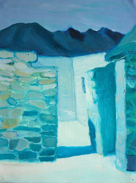 malerier, farverige, figurative, landskab, minimalistiske, arkitektur, stemninger, himmel, blå, pastel, lillae, turkise, papir, olie, arkitektoniske, atmosfære, smukke, bygninger, samtidskunst, dekorative, design, huse, impressionisme, interiør, bolig-indretning, moderne, moderne-kunst, bjerge, udendørs, flotte, romantiske, sceneri, firkantet, symbolsk, symmetri, rolige, rejse, vinduer, Køb original kunst og kunstplakater. Malerier, tegninger, limited edition kunsttryk & plakater af dygtige kunstnere.