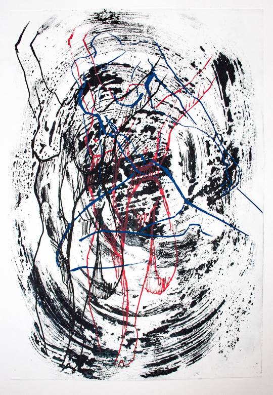 Figurations V - 73cm x 55cm. Original silketryk af kunstner Zuzanna Sitarska kunstgalleri. kunstværker. online kunst. kunstner. original kunst print og malerier af kunstneren Zuzanna Sitarska