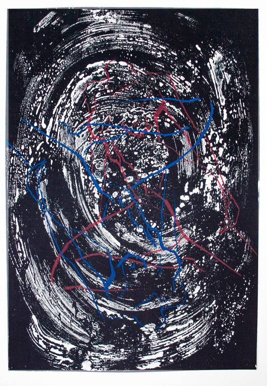 Figurations VII - 80cm x 61cm. Original silketryk af kunstner Zuzanna Sitarska kunstgalleri. kunstværker. online kunst. kunstner. original kunst print og malerier af kunstneren Zuzanna Sitarska