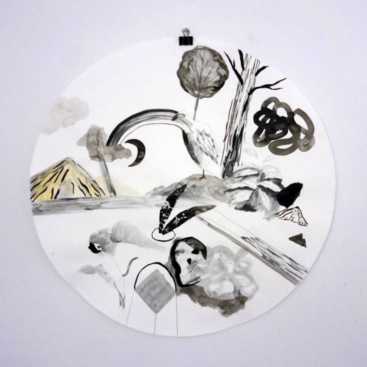 The end seeks a beginning | Tegninger, Gouache, Akvareller, Collager | Emilie Aastrup | Beauton Art Gallery tegninger, gouache, akvareller, collager, abstrakte, æstetiske, landskab, surrealistiske, botanik, natur, mønstre, sorte, brune, hvide, gouache, papir, blyant, akvarel, andre-medier, abstrakte-former, dekorative, blomster, interiør, bolig-indretning, bjerge, planter, sceneri, hav, træer, Køb original kunst og kunstplakater. Malerier, tegninger, limited edition kunsttryk & plakater af dygtige kunstnere.