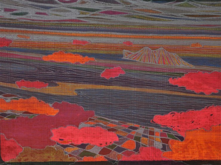 malerier, farverige, landskab, natur, havet, mønstre, himmel, sorte, pastel, røde, kridt, papir, samtidskunst, naturlig, Køb original kunst og kunstplakater. Malerier, tegninger, limited edition kunsttryk & plakater af dygtige kunstnere.