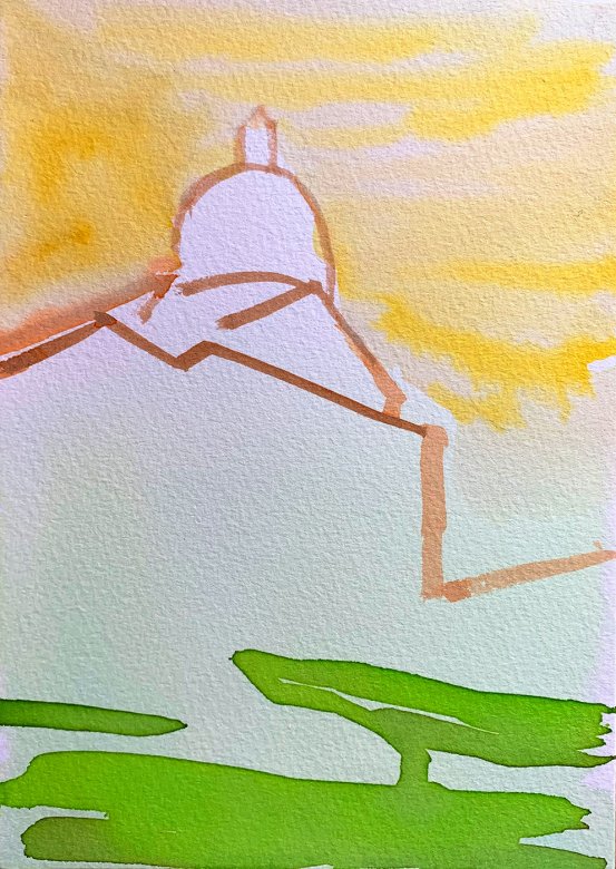 gouache-malerier, akvarel-malerier, æstetiske, figurative, illustrative, arkitektur, religion, himmel, grønne, røde, hvide, gule, gouache, papir, akvarel, smukke, samtidskunst, dekorative, design, interiør, bolig-indretning, moderne, moderne-kunst, Køb original kunst og kunstplakater. Malerier, tegninger, limited edition kunsttryk & plakater af dygtige kunstnere.