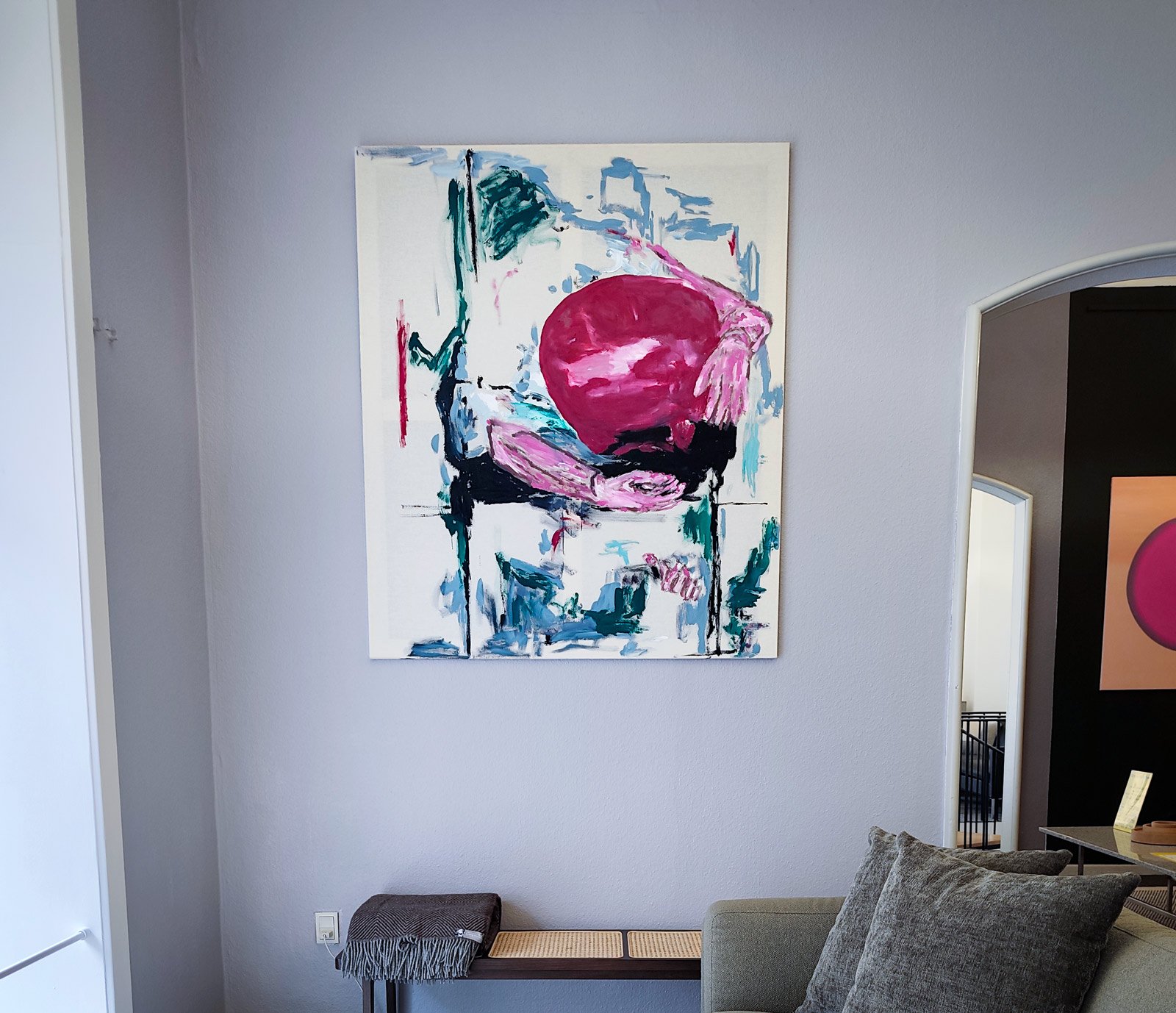 Intuition II, an original painting by Rose Marie Brøgger