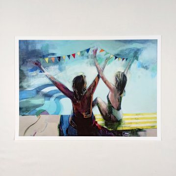 plakater-posters-kunsttryk, giclee-tryk, æstetiske, figurative, kroppe, natur, blå, grønne, hvide, blæk, papir, plakater, Køb original kunst og kunstplakater. Malerier, tegninger, limited edition kunsttryk & plakater af dygtige kunstnere.