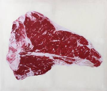 Baby Girl | Malerier | Rose Marie Brøgger | Beauton Art Gallery malerier, figurative, pop, still-life, dyreliv, hverdagsliv, røde, hvide, akryl,  bomuldslærred, samtidskunst, københavn, dansk, dekorative, design, interiør, bolig-indretning, moderne, moderne-kunst, nordisk, skandinavisk, Køb original kunst og kunstplakater. Malerier, tegninger, limited edition kunsttryk & plakater af dygtige kunstnere.