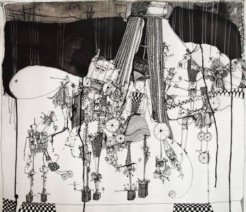 illustrationer. Udtryksfuldt moderne kunst. dyr. talentfulde kunstnere, online kunstgalleri.
