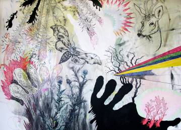 Kunst online gallerier, Store smukke abstrakte malerier med dyr, gave, gave, Indretningsbutik, talentfulde kunstnere