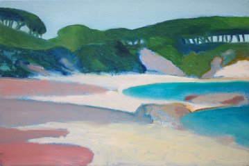 malerier, æstetiske, farverige, ekspressionistiske, landskab, botanik, stemninger, natur, havet, himmel, blå, grønne, pastel, turkise, hørlærred, olie, smukke, samtidskunst, dekorative, design, interiør, bolig-indretning, moderne, moderne-kunst, Køb original kunst og kunstplakater. Malerier, tegninger, limited edition kunsttryk & plakater af dygtige kunstnere.