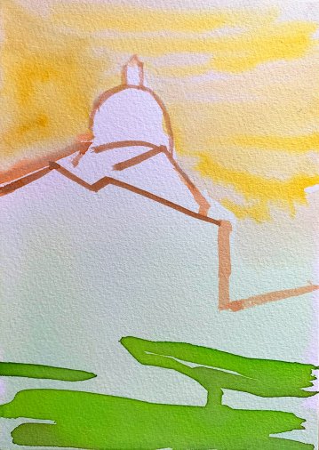 gouache-malerier, akvarel-malerier, æstetiske, figurative, illustrative, arkitektur, religion, himmel, grønne, røde, hvide, gule, gouache, papir, akvarel, smukke, samtidskunst, dekorative, design, interiør, bolig-indretning, moderne, moderne-kunst, Køb original kunst og kunstplakater. Malerier, tegninger, limited edition kunsttryk & plakater af dygtige kunstnere.