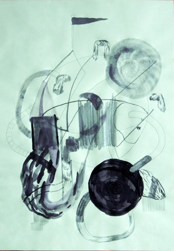 Original tegning af Emilie Aastrup stærke og udtryksfulde kunst illustrationer og tegninger, dygtig dansk illustrator