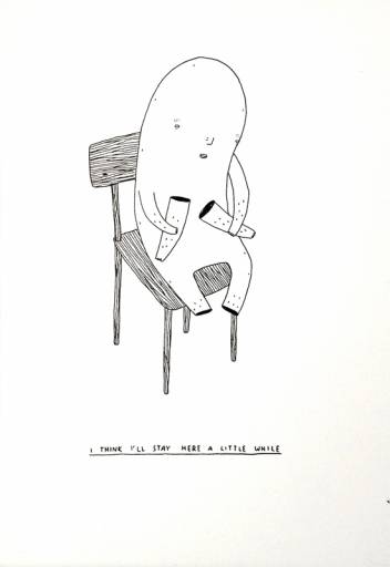Sort hvid illustrationer perfekt til hjemmet bolig indretning, original kunst, gave ide, gallerier, dygtige kunstnere, tegnere