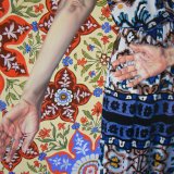 malerier, farverige, figurative, illustrative, portræt, kroppe, botanik, mønstre, mennesker, tekstiler, blå, grønne, røde, gule,  bomuldslærred, olie, tøj, samtidskunst, kvindelig, blomster, interiør, bolig-indretning, moderne, moderne-kunst, planter, realisme, levende, kvinder, Køb original kunst og kunstplakater. Malerier, tegninger, limited edition kunsttryk & plakater af dygtige kunstnere.