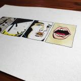 Untitled XXVII | Tegninger | Halfdan Pisket | Beauton Art Gallery tegninger, grafiske, illustrative, pop, portræt, tegneserier, hverdagsliv, stemninger, mennesker, sorte, hvide, gule, blæk, papir, akvarel, samtidskunst, ansigter, moderne, moderne-kunst, skitse, Køb original kunst og kunstplakater. Malerier, tegninger, limited edition kunsttryk & plakater af dygtige kunstnere.