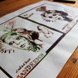 Moment Of Thruth I | Tegninger | Louise Bech Pedersen | Beauton Art Gallery tegninger, figurative, portræt, kroppe, mennesker, sorte, grønne, røde, hvide, artliner, papir, samtidskunst, dansk, design, ansigter, kvindelig, interiør, bolig-indretning, moderne, moderne-kunst, nordisk, skandinavisk, kvinder, Køb original kunst og kunstplakater. Malerier, tegninger, limited edition kunsttryk & plakater af dygtige kunstnere.