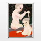 plakater-posters-kunsttryk, malerier, giclee-tryk, farverige, figurative, illustrative, surrealistiske, kroppe, mennesker, seksualitet, beige, grå, røde, blæk, papir, samtidskunst, dekorative, design, kvindelig, feminist, interiør, bolig-indretning, kærlighed, moderne, moderne-kunst, naturealistiske, nøgen, kvinder, Køb original kunst og kunstplakater. Malerier, tegninger, limited edition kunsttryk & plakater af dygtige kunstnere.