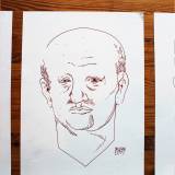 Uden Titel VIII | Tegninger | Halfdan Pisket | Beauton Art Gallery tegninger, illustrative, portræt, surrealistiske, stemninger, mennesker, seksualitet, sorte, grå, hvide, artliner, papir, tusch, ansigter, Køb original kunst og kunstplakater. Malerier, tegninger, limited edition kunsttryk & plakater af dygtige kunstnere.