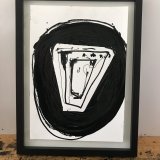 tegninger, abstrakte, grafiske, minimalistiske, monokrome, mennesker, sorte, akryl, kridt, abstrakte-former, Køb original kunst og kunstplakater. Malerier, tegninger, limited edition kunsttryk & plakater af dygtige kunstnere.