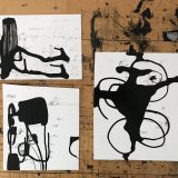tegninger, malerier, illustrative, landskab, minimalistiske, bevægelse, natur, havet, sorte, hvide, akryl, pap, abstrakte-former, interiør, bolig-indretning, moderne, moderne-kunst, Køb original kunst og kunstplakater. Malerier, tegninger, limited edition kunsttryk & plakater af dygtige kunstnere.