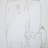 tegninger, dyr, børnevenlige, grafiske, illustrative, monokrome, pop, tegneserier, børn, humor, sorte, hvide, artliner, papir, sort-hvide, samtidskunst, sød, dansk, interiør, kærlighed, moderne, moderne-kunst, nordisk, plakater, tryk, skandinavisk, Køb original kunst og kunstplakater. Malerier, tegninger, limited edition kunsttryk & plakater af dygtige kunstnere.