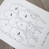 We are your friends | Tegninger | My Buemann | Beauton Art Gallery tegninger, dyr, grafiske, pop, stemninger, sorte, hvide, artliner, københavn, dansk, dekorative, interiør, bolig-indretning, kærlighed, nordisk, romantiske, skandinavisk, street-art, Køb original kunst og kunstplakater. Malerier, tegninger, limited edition kunsttryk & plakater af dygtige kunstnere.