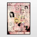 plakater-posters-kunsttryk, giclee-tryk, figurative, portræt, kroppe, humor, kæledyr, sorte, pink, blæk, papir, sjove, samtidskunst, dansk, dekorative, design, hunde, ansigter, interiør, bolig-indretning, mænd, moderne, moderne-kunst, nordisk, skandinavisk, Køb original kunst og kunstplakater. Malerier, tegninger, limited edition kunsttryk & plakater af dygtige kunstnere.