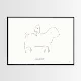 Let’s go new places | Plakater-posters-kunsttryk, Giclee-tryk | My Buemann | Beauton Art Gallery plakater-posters-kunsttryk, giclee-tryk, børnevenlige, illustrative, minimalistiske, dyreliv, børn, humor, mennesker, sorte, hvide, blæk, sjove, sød, dansk, dekorative, design, interiør, bolig-indretning, kærlighed, moderne, moderne-kunst, nordisk, plakater, tryk, skandinavisk, Køb original kunst og kunstplakater. Malerier, tegninger, limited edition kunsttryk & plakater af dygtige kunstnere.