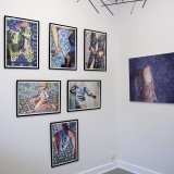 Act of Pattern VIII | Plakater-posters-kunsttryk, Giclee-tryk | Aleksandra Kalisz | Beauton Art Gallery plakater-posters-kunsttryk, giclee-tryk, æstetiske, figurative, landskab, kroppe, botanik, mønstre, seksualitet, beige, blå, grå, hvide, blæk, papir, dansk, dekorative, design, kvindelig, blomster, interiør, bolig-indretning, naturlig, naturealistiske, nordisk, planter, romantiske, skandinavisk, kvinder, Køb original kunst og kunstplakater. Malerier, tegninger, limited edition kunsttryk & plakater af dygtige kunstnere.