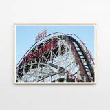 A Missed Chance to Wonderland, Cyclone | Plakater-posters-kunsttryk, Fotografier | Tina Louise Hunderup | Beauton Art Gallery plakater-posters-kunsttryk, fotografier, geometriske, grafiske, arkitektur, videnskab, årstider, beige, blå, hvide, blæk, papir, arkitektoniske, strand, bygninger, samtidskunst, terninger, dansk, dekorative, design, interiør, bolig-indretning, moderne-kunst, nordisk, udendørs, plakater, tryk, skandinavisk, Køb original kunst og kunstplakater. Malerier, tegninger, limited edition kunsttryk & plakater af dygtige kunstnere.