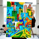 plakater-posters-kunsttryk, giclee-tryk, figurative, grafiske, pop, portræt, dyreliv, kroppe, tegneserier, humor, vilde-dyr, blå, grønne, pink, turkise, gule, akryl, papir, sjove, drenge, bygninger, biler, dansk, interiør, bolig-indretning, børn, moderne, moderne-kunst, Køb original kunst og kunstplakater. Malerier, tegninger, limited edition kunsttryk & plakater af dygtige kunstnere.