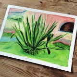 plakater-posters-kunsttryk, giclee-tryk, æstetiske, farverige, figurative, illustrative, still-life, botanik, natur, grønne, pink, blæk, papir, smukke, dansk, dekorative, design, blomster, interiør, bolig-indretning, moderne, moderne-kunst, nordisk, planter, plakater, tryk, skandinavisk, Køb original kunst og kunstplakater. Malerier, tegninger, limited edition kunsttryk & plakater af dygtige kunstnere.
