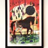 plakater-posters-kunsttryk, giclee-tryk, farverige, figurative, illustrative, dyreliv, botanik, natur, vilde-dyr, sorte, grønne, røde, gule, blæk, papir, samtidskunst, dansk, heste, interiør, bolig-indretning, moderne, moderne-kunst, nordisk, plakater, flotte, tryk, skandinavisk, Køb original kunst og kunstplakater. Malerier, tegninger, limited edition kunsttryk & plakater af dygtige kunstnere.