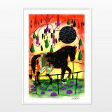 plakater-posters-kunsttryk, giclee-tryk, farverige, figurative, illustrative, dyreliv, botanik, natur, vilde-dyr, sorte, grønne, røde, gule, blæk, papir, samtidskunst, dansk, heste, interiør, bolig-indretning, moderne, moderne-kunst, nordisk, plakater, flotte, tryk, skandinavisk, Køb original kunst og kunstplakater. Malerier, tegninger, limited edition kunsttryk & plakater af dygtige kunstnere.