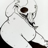 plakater-posters-kunsttryk, giclee-tryk, illustrative, monokrome, kroppe, tegneserier, børn, humor, mennesker, sorte, hvide, blæk, papir, sjove, sort-hvide, samtidskunst, dansk, dekorative, design, ansigter, moderne, moderne-kunst, nordisk, skandinavisk, skitse, Køb original kunst og kunstplakater. Malerier, tegninger, limited edition kunsttryk & plakater af dygtige kunstnere.