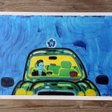 plakater-posters-kunsttryk, giclee-tryk, farverige, børnevenlige, figurative, grafiske, pop, kroppe, tegneserier, hverdagsliv, bevægelse, mennesker, transportmidler, blå, grønne, turkise, gule, blæk, papir, sjove, biler, samtidskunst, dansk, dekorative, design, interiør, bolig-indretning, moderne, moderne-kunst, nordisk, plakater, tryk, skandinavisk, Køb original kunst og kunstplakater. Malerier, tegninger, limited edition kunsttryk & plakater af dygtige kunstnere.
