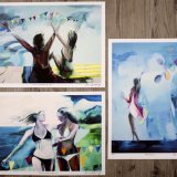 plakater-posters-kunsttryk, giclee-tryk, æstetiske, farverige, figurative, grafiske, kroppe, natur, havet, mennesker, beige, blå, turkise, gule, blæk, papir, strand, smukke, samtidskunst, københavn, dansk, dekorative, design, kvindelig, interiør, bolig-indretning, moderne, moderne-kunst, nordisk, plakater, romantiske, skandinavisk, sommer, kvinder, Køb original kunst og kunstplakater. Malerier, tegninger, limited edition kunsttryk & plakater af dygtige kunstnere.