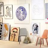 kunsttryk, gicleé, ekspressionistiske, figurative, illustrative, portræt, kroppe, mennesker, seksualitet, beige, brune, røde, blæk, samtidskunst, dekorative, design, ansigter, kvindelig, interiør, bolig-indretning, moderne, moderne-kunst, plakater, tryk, kvinder, Køb original kunst og kunstplakater. Malerier, tegninger, limited edition kunsttryk & plakater af dygtige kunstnere.