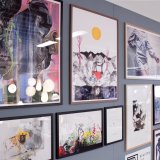 Surrounded | Plakater-posters-kunsttryk, Giclee-tryk | Emilie Aastrup | Beauton Art Gallery plakater-posters-kunsttryk, giclee-tryk, æstetiske, figurative, illustrative, landskab, minimalistiske, dyreliv, botanik, natur, himmel, vilde-dyr, sorte, grå, gule, blæk, papir, atmosfære, smukke, samtidskunst, dansk, dekorative, design, skov, heste, interiør, bolig-indretning, moderne, moderne-kunst, nordisk, plakater, tryk, skandinavisk, sol, Køb original kunst og kunstplakater. Malerier, tegninger, limited edition kunsttryk & plakater af dygtige kunstnere.